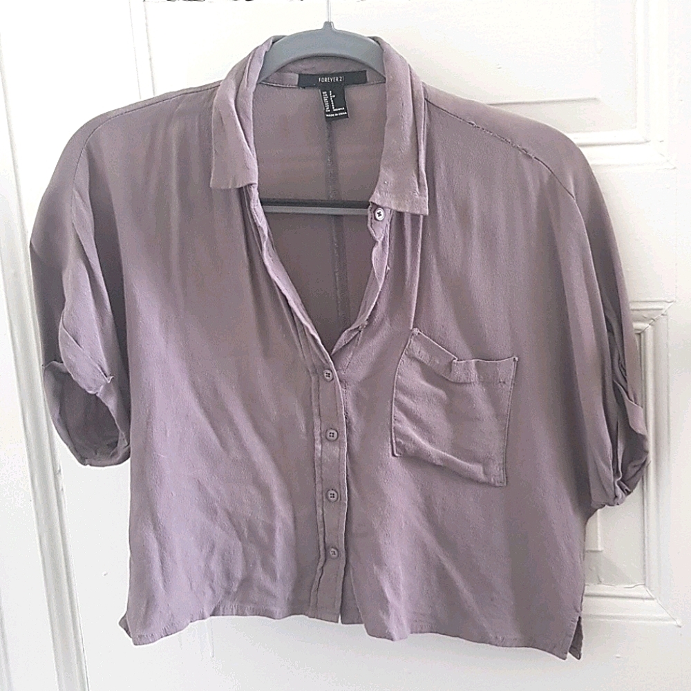 Forever 21 Button Up Top